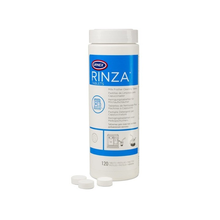 Urnex Rinza Tablets - Tabletki do czyszczenia spieniacza - 120 szt