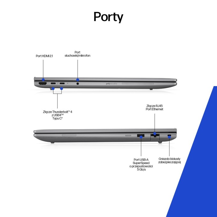 HP ZBook 8 G1ak 14 Ryzen AI 7 PRO 350 14.0"WUXGA IPS 400nits AG 16GB DDR5 5600 SSD1TB Radeon 860M Cam IR 5 MPx 62Wh W11Pro 3Y