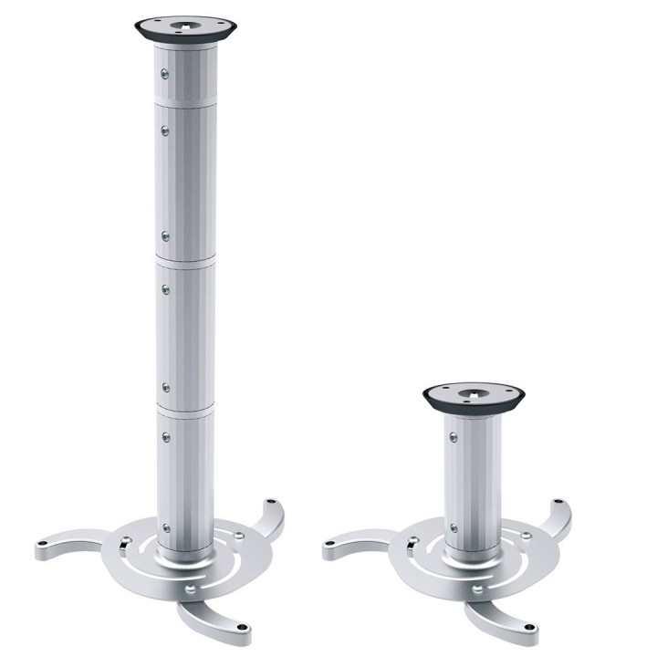 Uchwyt sufitowy do projektora Maclean MC-517 (80 mm - 980 mm 10 kg kolor srebrny)